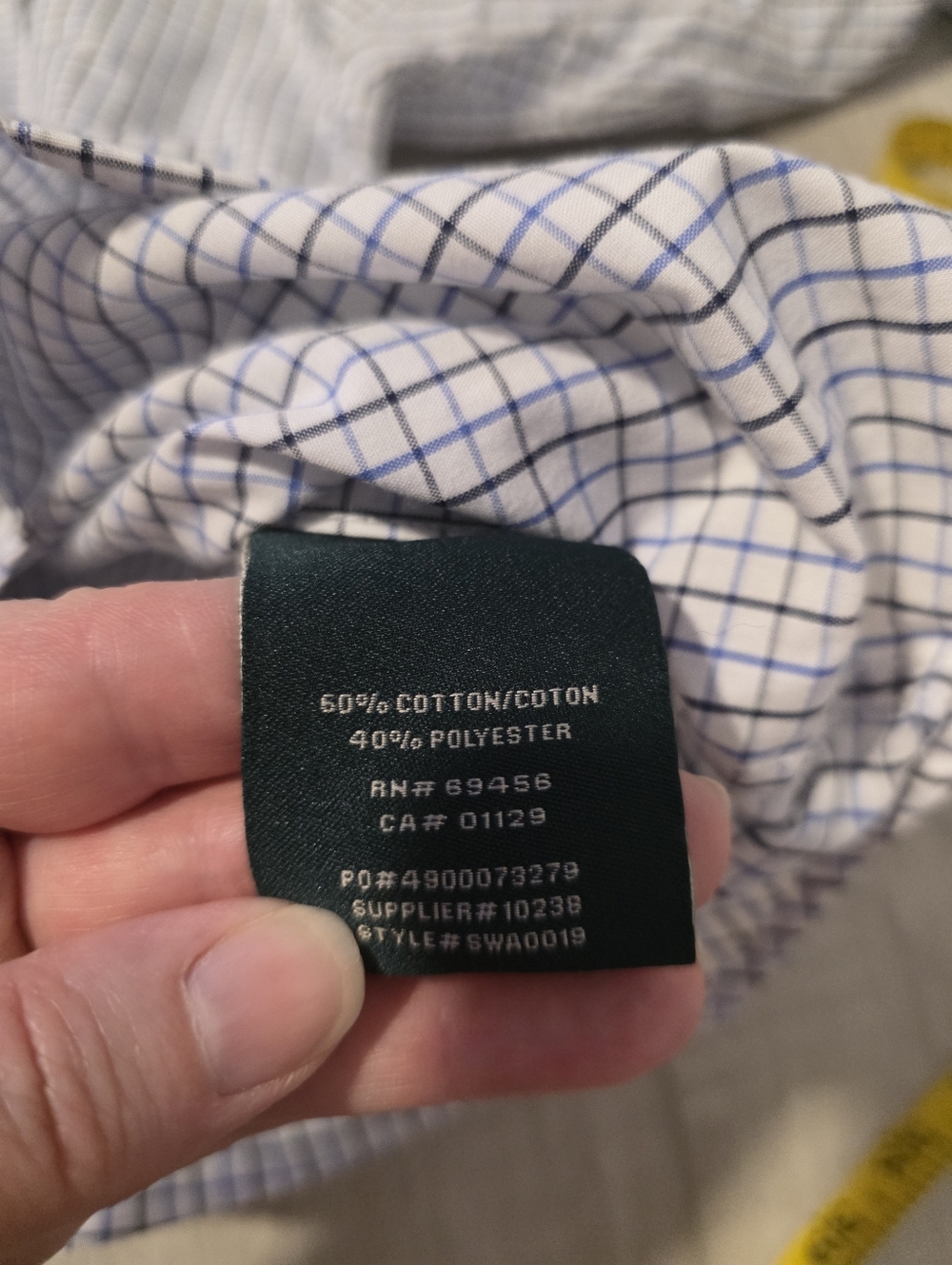 Lauren Ralph Lauren Kids Button-Up Shirt Blue Check Dress Shirt Size 12 - Picture 14 of 16